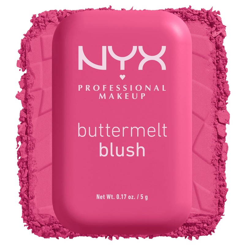 NYX Professional Makeup Buttermelt Blush, Rubor en Polvo, con hasta