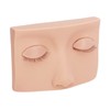 Lash Mannequin Head with 3 Pairs Replaceable Eyelid Silicone Eyelash