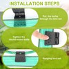 Beeveer 250 Pcs Bird Netting Mounting Clips Butterfly Shape Reusable