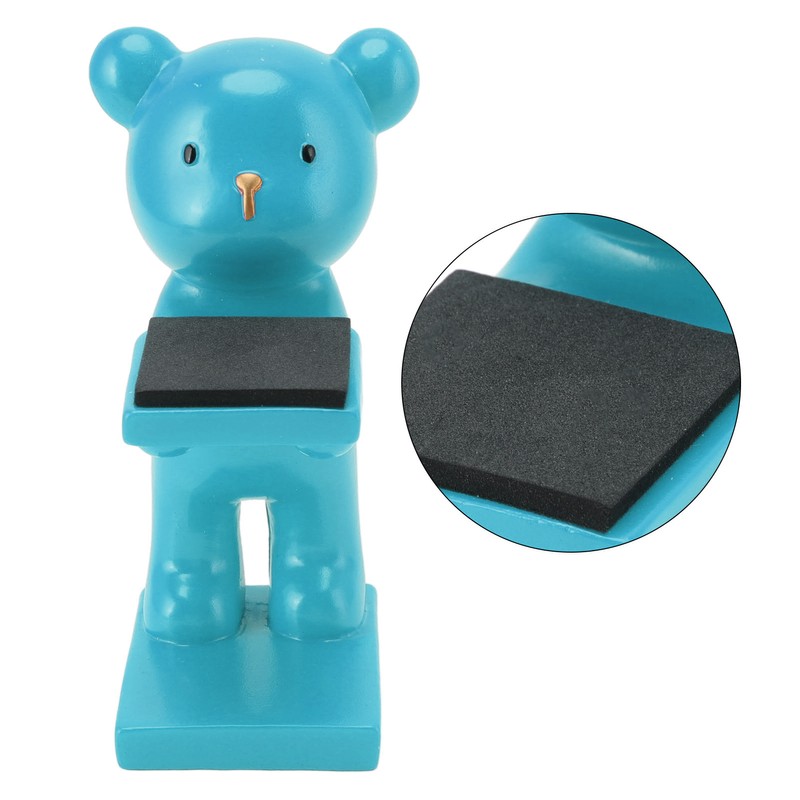 Bear Watch Stand Handcrafted Three Dimensional Modern Style Resin Watch