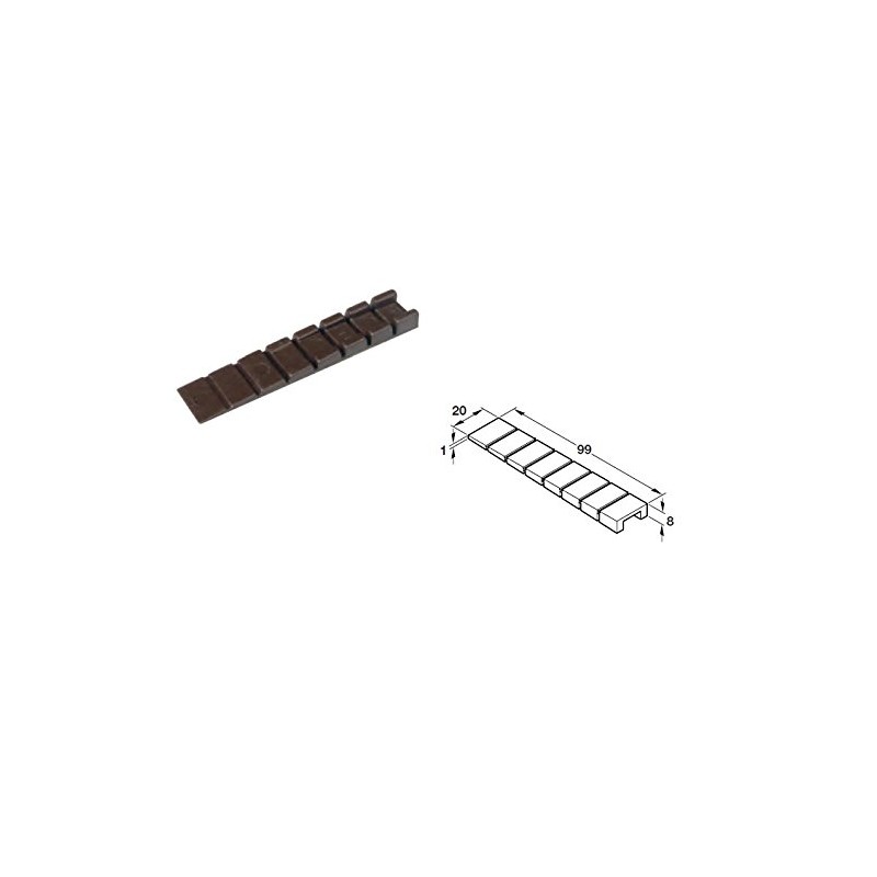 25 x Furniture Alignment Wedges Adjustable Levelers 1mm to 8mm