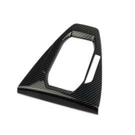 Fewshaw Center Console Gear Shift Panel Cover Trim Accessories for 2024-2025 Ford Mustang (Automatic Gear, Carbon Fiber Style)