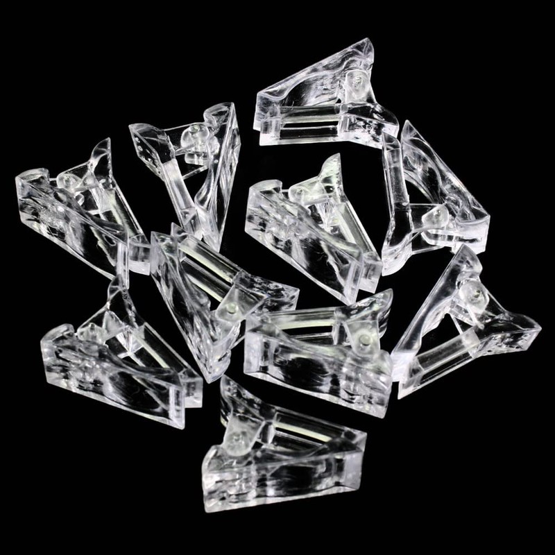 DRDS 10Pcs Nail Tips Clip for Quick Building Polygel nail