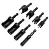 Bestgle 8 Piece Tang Drill Bit Set 1/4 Inch Hex