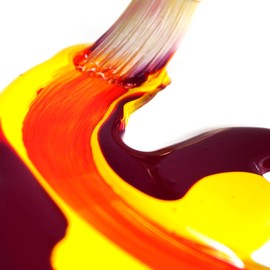 8 Oz Fluid Acrylic Color Paint Color: Titanium Buff