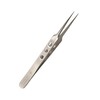 Set of 8 Precision Tweezers with Fine Tips Lightweight Perforated