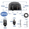 BNGXR Roof Feed-Out, Pack of 2 IP68 Waterproof ABS Solar