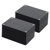 Pack of 2 Junction Box Waterproof Project Box Electronic Housing