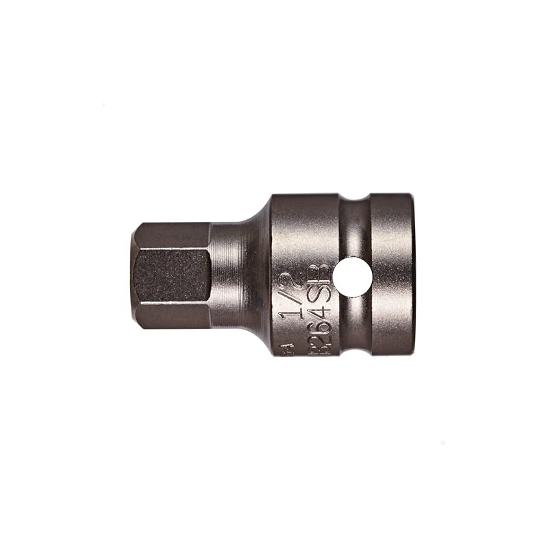 VEGA Hex 8mm Socket Bit. Professional Grade 1/2" Square Drive