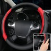 CAR PASS Leather Steering Wheel Cover and Waterproof Car Floor