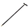 African Blackwood Detachable Walking Stick Elderly Ergonomic 3 Section Walking