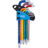 BGS 74464 | Allen Key Set | Multicolour | T-Profile