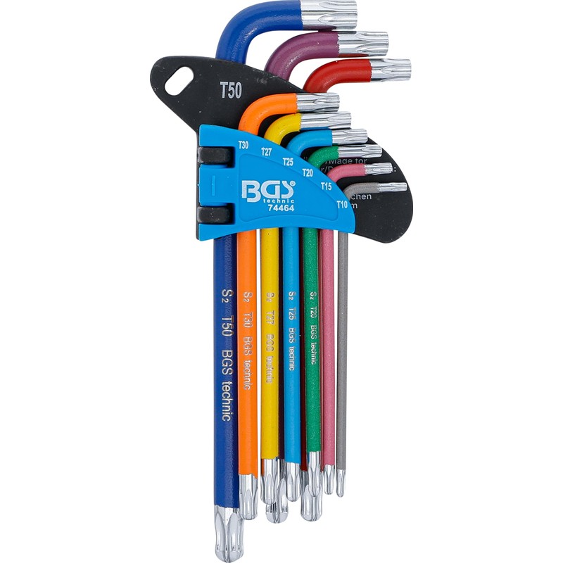 BGS 74464 | Allen Key Set | Multicolour | T-Profile