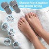 Enhon 2 Pack Shower Foot Scrubber, Silicone Foot Brush Cleaner