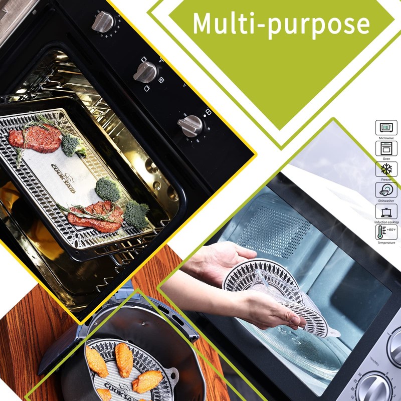 Cook's Aid 2 Pcs Induction Cooktop Protector Mat - (Magnetic)