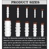 Hose Barb Fitting, Plastic Barb Joint Splicer Mender Adapter Union