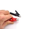 2Pcs 4mm Banana Plug to Alligator Clip Test Lead Wire