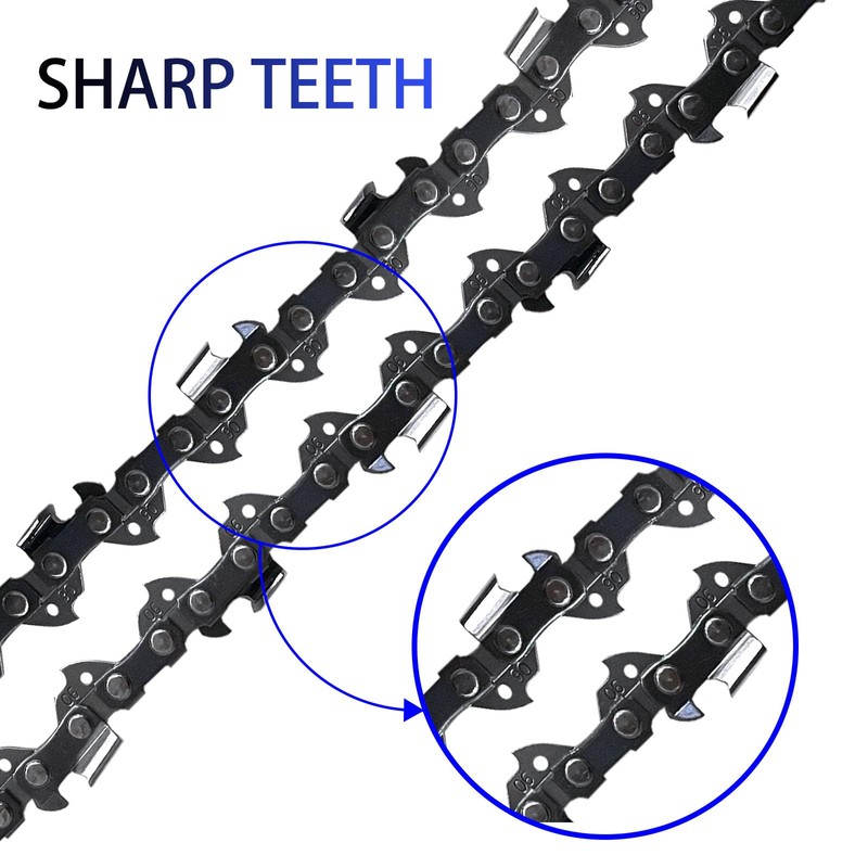 Opuladuo 2PC 8 Inch Pole Saw Chain for KOBALT KPS
