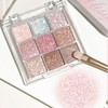 Glitter Eyeshadow Palette, Shimmering Eye Shadow Pallets For Women, 9