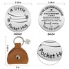 Advivio A Little Pocket Hug Engraved Stainless Steel Pocket Token