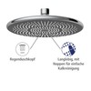 WENKO Water-Saving Rain Shower Head, Water-Saving Universal Shower Head with