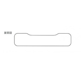 Nihon Ei Materials Chest Fixed Belt Bust Tie FX 1 Piece LL (31.5 - 39.4 inches (80 - 100 cm)・NE-654