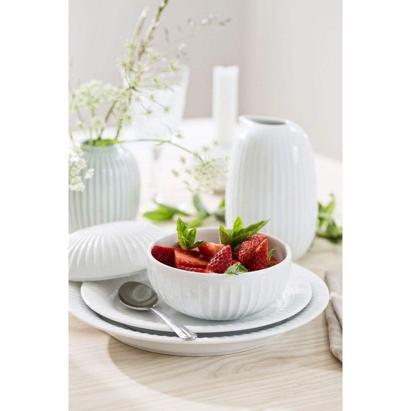 Kähler Hammershøi Christmas Decoration Diameter 12 cm Handmade White