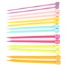14 Pcs Knitting Needles Multicolour Portable 25cm Sweater Needle Plastic
