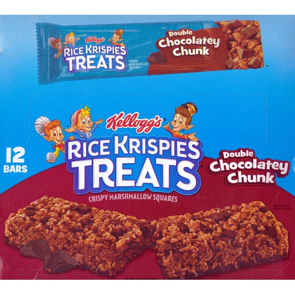 Rice Krispies Treats Big Bar, Double Chocolate Chunk 3 oz (Pack of 12)