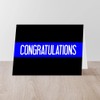 CafePress Police: Congratulations (The Thin Bl Greeting Card, Note Card,