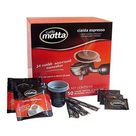 Caffe Motta Espresso ESE Pods 150 Pods - Made in Italy (150 pods with kit)