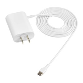 Vebner 6ft Power Adapter Compatible with Google Mesh Home WiFi System Power Cable - USB Type C.