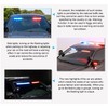 LED Car Strobe Light Flashing Warning Lamp Red Blue Color