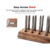 TEKTON Punch Set with Walnut Block (18-Piece) | 66564 |