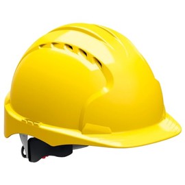 JSP EVO3 Safety Helmet with Screw Cap, EN 397, Yellow