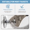BWE 24-Inch Long Faucet Connector Braided Stainless Steel Supply Hose