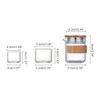 ECYC Portable Travel Tea Set with Storage Case, All-in-One Glass
