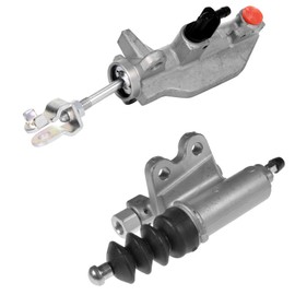 Tiny Force Clutch Master & Clutch Slave Cylinder Kit compatible con Honda CRV RE2 2.0L/RE4 2.4L Civic 1.5 2.0 Accord 2.0L 2.4L 2007-2012 Reemplazar 46930-SWA-G11 46920-SMG-003