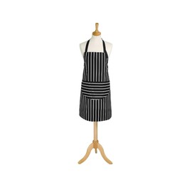 Dexam Classic Butcher's Stripe, Adult Apron, Slate Grey, 76 x 68