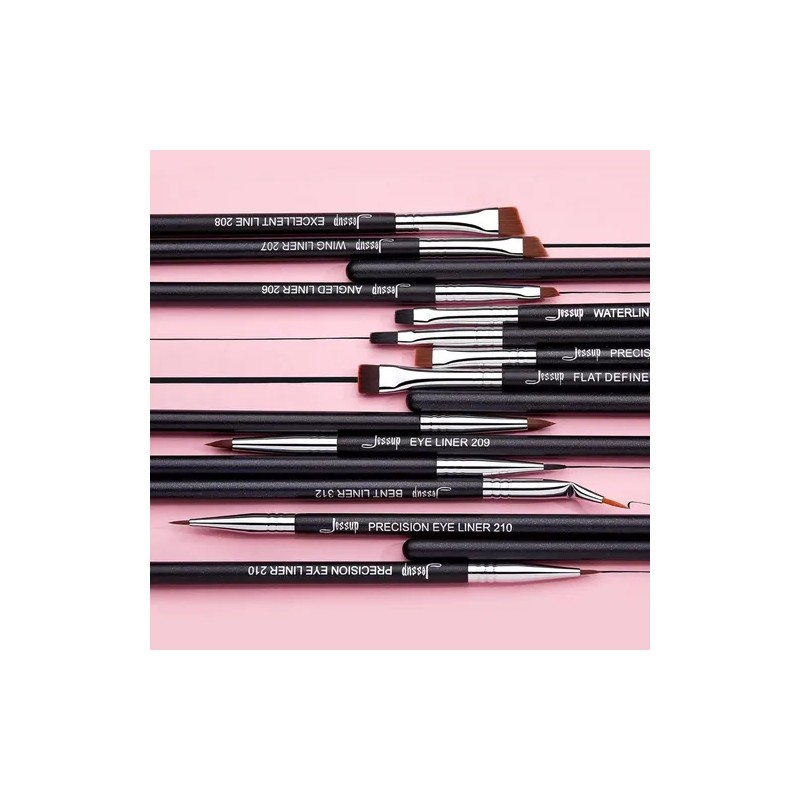 Jessup Kit 11pcs De Brochas Delineadores De Ojos,t324