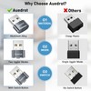 AUEDROT Mouse Jiggler Undetectable Metal USB Mouse Mover with Switch