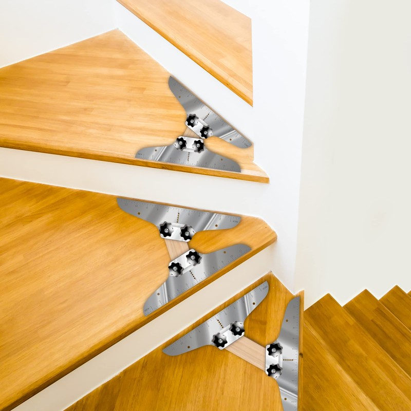 NAACOO Stair Tread Template Tool, Stair Measuring Tool, Tread Jig