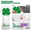Golf Club Covers Embroidery Green Lucky Clover Hybrid Headcover 3