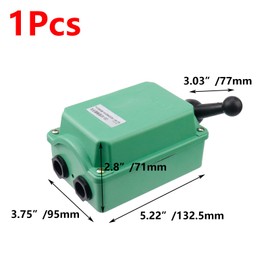 Antrader QS-60 Drum Switch 3 Positon Forward/Off/Reverse Motor Control Rainproof Reversing,60A,1Pcs