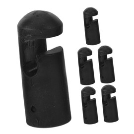 BESPORTBLE 6pcs Trampoline Enclosure Pole Caps Plastic Bounce Rebounder Accessories Replacement Parts for Trampoline Rods