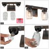 classy leaves Bathroom Light Fixtures, 2-Light Mason Jar Vanity Lights,