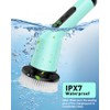 Depurador Eléctrico Giratorio Limpieza Baño Cepillo Polvo Inalámbrico Ipx7 Impermeable