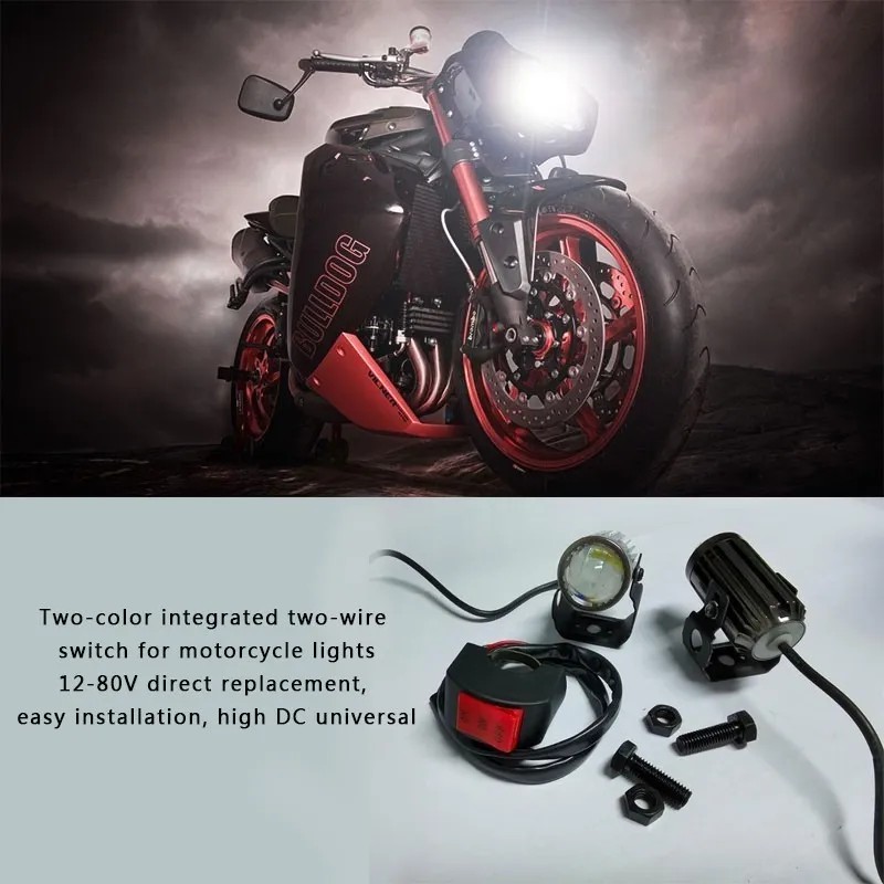 Automotriz Motocicleta Luces Led 20w Alta / Baja 2400 Lúmene