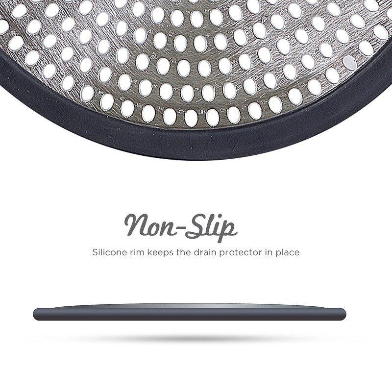 PlumBoss E1030 Shower Drain Hair Catcher Strainer Stall Drain Protector