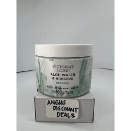 Victoria's Secret Aloe Water & Hibiscus Exfoliating Body Scrub   Refresh 13oz